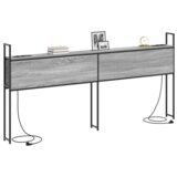  Skladišno uzglavlje Sivi hrast sonoma 200 cm Konstruirano drvo | shoptok.hr