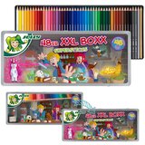Jolly DRVENE BOJICE Superstick KINDERFEST XXL, sort, metalna kutija s 48 dijelova - MAGIČNI POKLOPAC KUTIJE - LIMITIRANO IZDANJE Cene