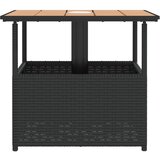  Vrtni stol s rupom za suncobran crni 55x55x46,5 cm poliratan | Eponuda.ba