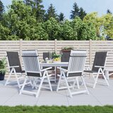  Jastuci za vrtne stolice 6 kom antracit 120x50x3 cm od tkanine | shoptok.hr
