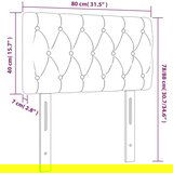  Uzglavlje krem 80x7x78/88 cm od tkanine | shoptok.hr