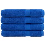 vidaXL Premium brisače za savno 4 kosi moder 80x200 cm 600 gsm bombaž | Shoptok.si