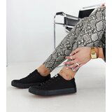 Gemre Women's black fabric lace-up sneakers Rocky | shoptok.hr