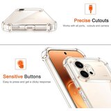 Techsuit Shockproof Clear Silicone prozirna maskica otporna na udarce za Honor 600 Pro | Shoptok.si