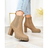 Resti Light brown women's Seihay high heel boots | ePonuda.com