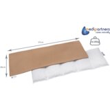 Medi Partners Thermophor with cherry seeds large 20x60 – 5 chambers Waffle – Beige | shoptok.hr