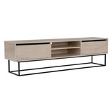 Hanah home TV polica Escape 180 Black Travertine