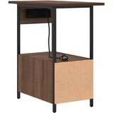  Noćni ormar Smeđi hrast 60 x 30 x 61 cm Konstruirano drvo | shoptok.hr
