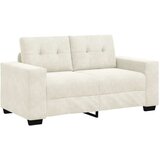  Set sofe od 3 dijela s jastučićima u krem baršunu | shoptok.hr