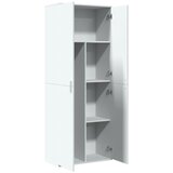  Visoka komoda bijela 70x35x180 cm od konstruiranog drva | shoptok.hr