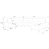 Molarem Home Kutna garnitura Bosco U-format | shoptok.hr