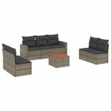  8-dijelni set vrtnih sofa od poliratana s jastucima | shoptok.hr
