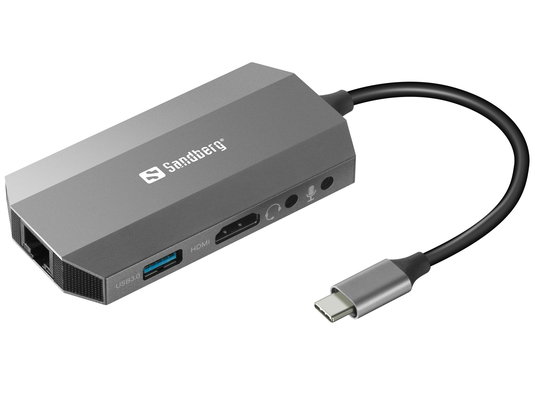 Sandberg USB-C 6-in1 Travel Dock | shoptok.hr
