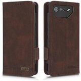 INORCO Za Asus ROG Phone 7 Ultimate 5G/ROG Phone 7 5G Dekor strojne opreme PU usnjena torbica za telefon, denarnica, pokrov stojala, (22036438) Cene