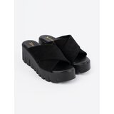 SEASTAR Women's suede wedge flip-flops black | shoptok.hr