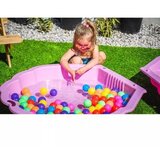 Plastična pješčanica u obliku školjke, maxi velikost - roza, 2 kosa | Shoptok.si