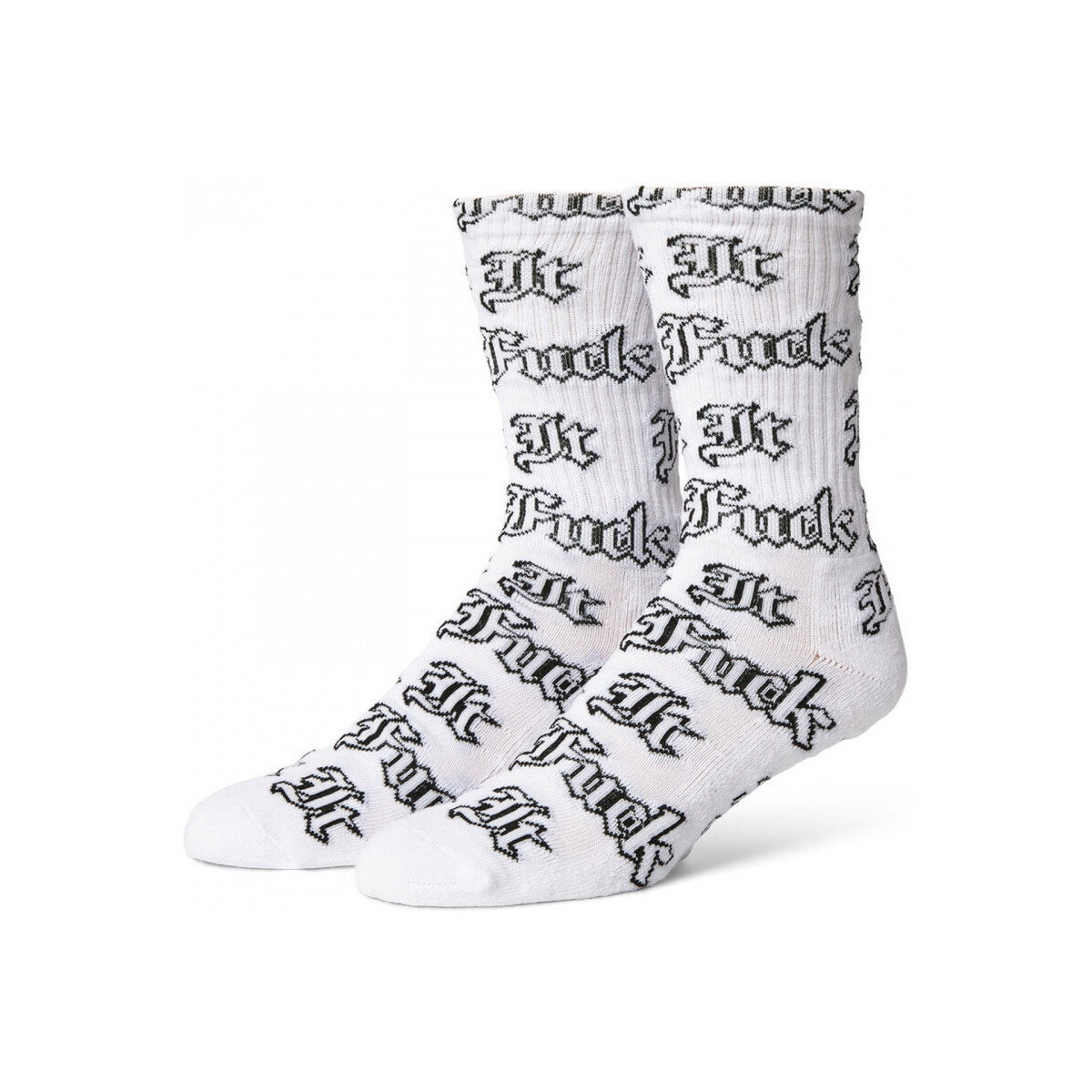 Nogavice Socks fuck it old english Bela