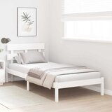  Krevetna konstrukcija Bijelo 80 x 200 cm Čvrsto borovo drvo | shoptok.hr