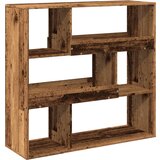 vidaXL Knjižna omara/pregrada starinski les 100x33x94,5 cm Cene