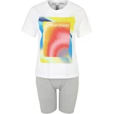 Calvin Klein Underwear Kratke hlače za spanje 'Pride' mešane barve / bela