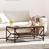  Kavna miza s policami Star les 90x50x40 cm - Inženirski les, (22008694) | Shoptok.si