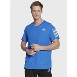 Adidas Športna majica Own The Run HB7450 Modra Regular Fit