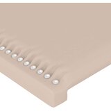  Vzglavje z ušesi kapučino 83x16x78/88 cm umetno usnje, (20953380) | Shoptok.si