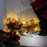  LED Svjetiljka Božićni Ukras - Sanjke Djeda Mraza | shoptok.hr