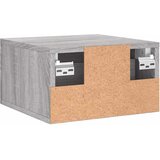  Zidni noćni ormarići 2 kom boja sivog hrasta sonome 35x35x20 cm | shoptok.hr