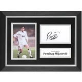 Predrag Mijatovic Signed A4 Framed Photo Display Real Madrid Autograph Memorabilia COA