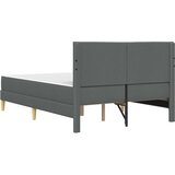  Krevetna konstrukcija Tamno siva 120 x 200 cm Poliester | shoptok.hr