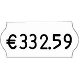 ratioform etikete za označevalnik cen, šxv 26 x 12 mm, de 18 rol po 1500 kosov, bela Cene