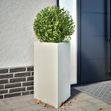  Vrtna sadilica bijela trokutasta 50x43x75 cm čelična | Eponuda.com
