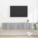 TV zidni ormar Zidne 2 pcs Siva Sonoma 78,5 x 31 x 29,5 cm | shoptok.hr