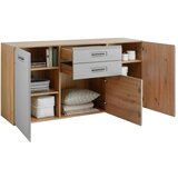 Mömax komoda auris, barva hrasta, siva | Shoptok.si