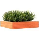  Vrtna sadilica voštano smeđa 110x110x23 cm masivna borovina | shoptok.hr