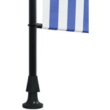  Vanjska roleta plavo-bijela 100 x 270 cm od tkanine i čelika | shoptok.hr
