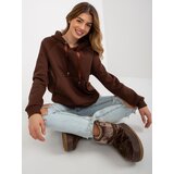 Och Bella Sweatshirt-TW-BL-BL-1003.95P-dark brown | Shoptok.si