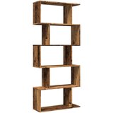 Sobna pregrada / regal za knjige 5 razina 70x24x161 cm drveni | Eponuda.com