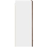 vidaXL Viseča omarica Riga Dimljen hrast in bela 50 x 31 x 80 cm | Shoptok.si