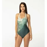 Aloha From Deer Woman's Mouthful Open Back Swimsuit SSOB AFD008