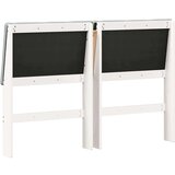  Tapecirani uzglavlje Svijetlo siva 140 cm Čvrsto borovo drvo | shoptok.hr