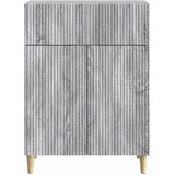  Kreveta Siva sonoma 66 x 34,5 x 90 cm Konstruirano drvo Slike