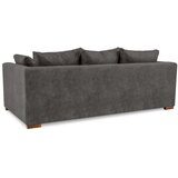 Scandic Antracitno siva sedežna garnitura iz umetnega usnja 225 cm Hamburg – | Shoptok.si