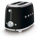 Smeg TSF01BLEU 2-Schlitz-Toaster Kompakt 50's Retro Style, Schwarz | Shoptok.si