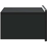  Stenski nočni omarici Črna 49 x 34,5 x 24 cm Inženirski les, (5000209586) | Shoptok.si