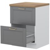 Jela ELEMENT ZA KUHINJU TARA R-60-2MBOX SA METALNIM LADICAMA-Grafit mat lak Cijene