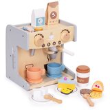 ECO TOYS Drveni aparat za kavu za djecu 2 u 1 set za baristu, 26 dodataka, Slike