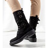 Gemre Black perforated ankle boots Barkly | shoptok.hr