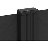  Uvlačiva bočna tenda crna 180 x 600 cm | shoptok.hr